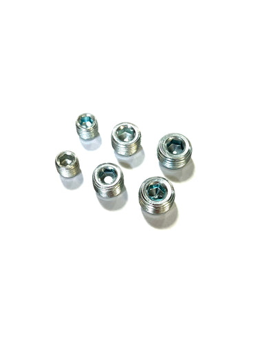 Steel plugs for inverted flare, 3/8