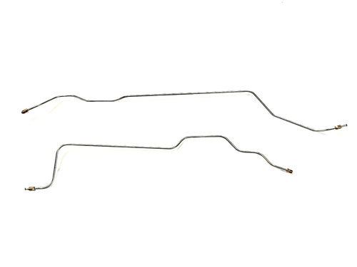 Prebent Rear Axle Brake Line Pair fits 1981-87 Chevy/GMC Trucks 1/2 Ton, 2WD