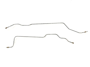 Prebent Rear Axle Brake Line Pair fits 1981-87 Chevy/GMC Trucks 1/2 Ton, 2WD