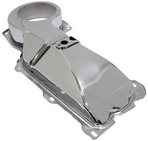 1967 - 1981 Chrome Heater Core Cover Box at Firewall for Big Block W/O AC